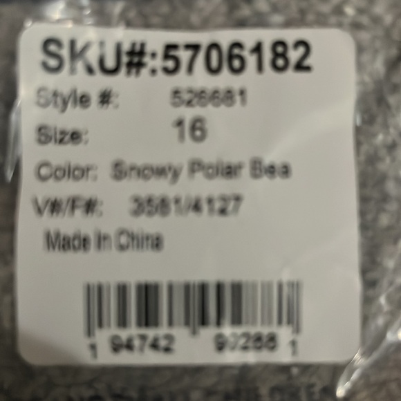 Lands’ End 2-Piece Girls Fleece Pajamas Set, Size 16 - Picture 6 of 7